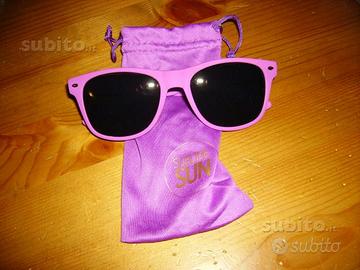 Occhiali da sole color lilla nuovi