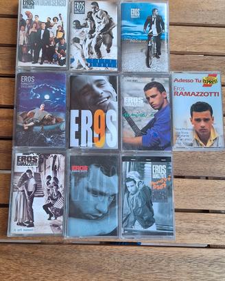 10 cassette audio Eros Ramazzotti