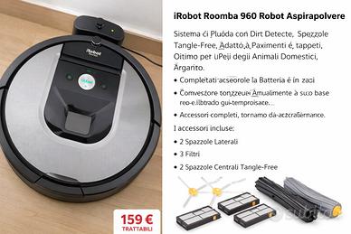 iRobot Roomba 960 Wi-Fi + Accessori di Ricambio 