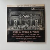 45 giri vinile VERDI Aida-Nabucco-Trovatore 1960