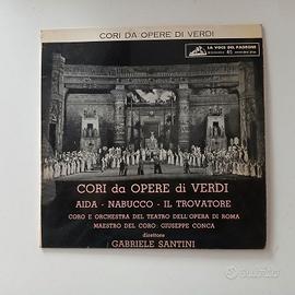 45 giri vinile VERDI Aida-Nabucco-Trovatore 1960