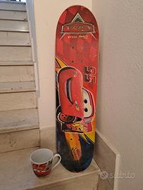 Duo Skateboard e Tazzona Nuova Saetta McQueen. 