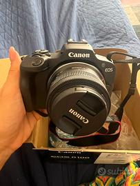 Canon EOS R100 + RF-S 18–45mm + SD 64GB—