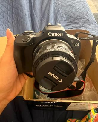 Canon EOS R100 + RF-S 18–45mm + SD 64GB—