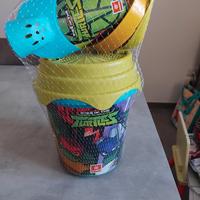 set giochi da spiaggia tartarughe ninja