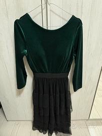 Vestito donna simil velluto