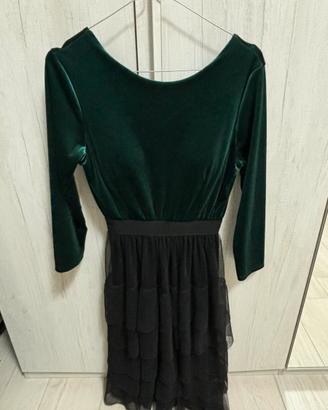 Vestito donna simil velluto