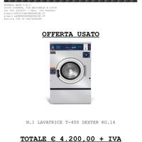 Lavatrice industriale kg.14