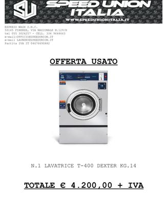 Lavatrice industriale kg.14