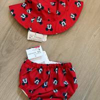 Set mare neonato 3-6 mesi Disney costume+cappello