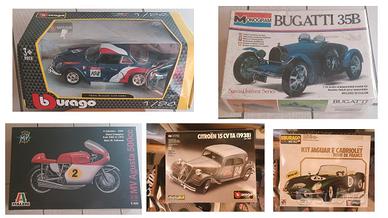 Lotto modellini auto in kit e non solo