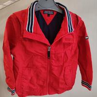 giubbino rosso Tommy Hilfiger 2 anni