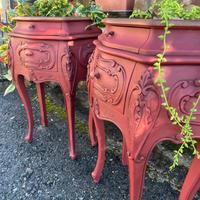 COPPIA DI COMODINI VINTAGE - stile COMNTEMPORANEO