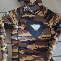 giacca muta  sub tigullio mimetica nuova taglia s 