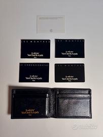 Porta garanzie e documenti Van Cleef & Arpels nero