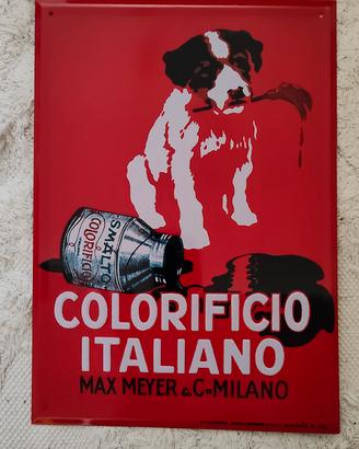 insegna pubblicitaria  Max Meyer colorificio 