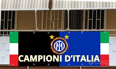 STRISCIONE 4 INTER IN PVC 200X70 CM CAMPIONE