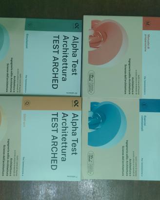 libri per alpha test di architettura