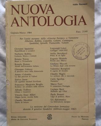 Libro NUOVA ANTOLOGIA - GENNAIO MARZO 1984