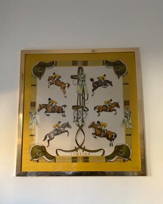 Quadro Foulard Hermes Jumping