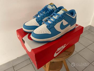 Nike dunk low uomo sail coast university gold tg43