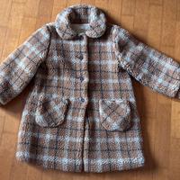 Giacca bambina in teddy stampato