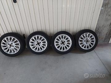 cerchi fiat 500 con gomme invernali 