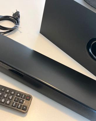 Soundbar LG 2.1 con subwoofer wireless Bluetooth