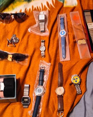 Lotto orologi + occhiali