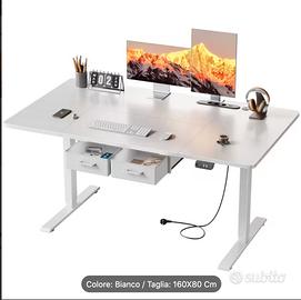 Scrivania regolabile elettricamente