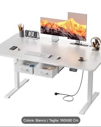 Scrivania regolabile elettricamente