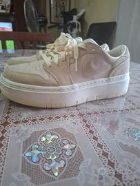 scarpe Nike Air Jordan 1 Elevate Low n41 beige