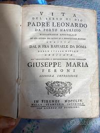 Vita del servo di Dio Padre Leonardo - 1754