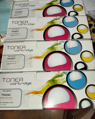 4 toner x varie stampanti 