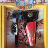 Cinturone e fondina da cowboy