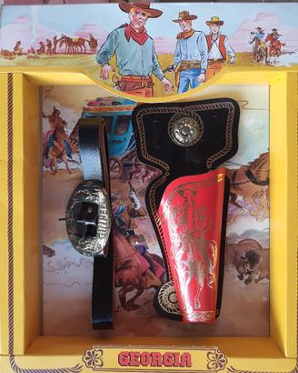 Cinturone e fondina da cowboy