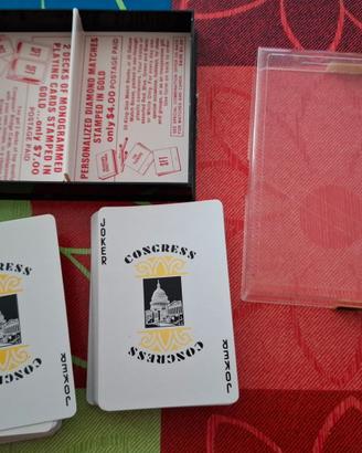 Carte da gioco alta qualita CONGRESS personalizzat