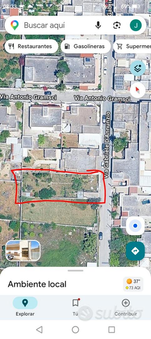 Terreno 500 mq Edificabile - Vista 2