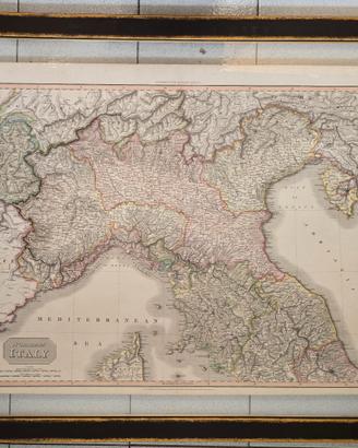 2 Mappe -  Cartine Italia Pinkerton d'epoca (1809)