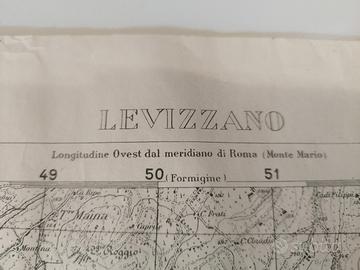 mappa topografica militare 