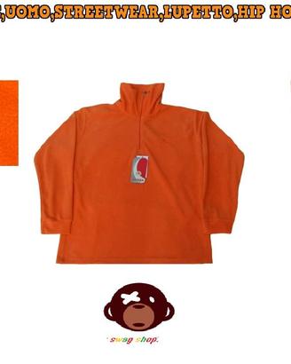 Felpa Pile Uomo Lupetto Maglione Casual +OMAGGIO