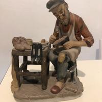 Calzolaio in ceramica