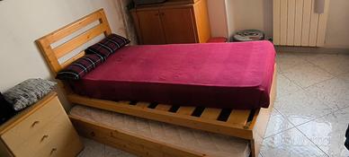Letto con secondo letto estraibile Mimax