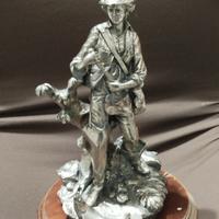 scultura blacato argento 