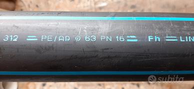 Tubo Polietilene D. 63 PN16