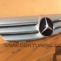 Calandra AMG Mercedes CLK W209 02-09 silver-cromo