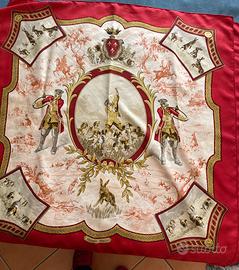 Foulard seta vintage Carrè Hermes-Paris