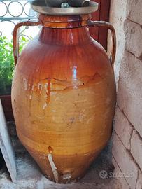 Antica giara pugliese di metà 800 capasone rustico
