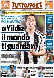 Tuttosport del 15 giugno 2025