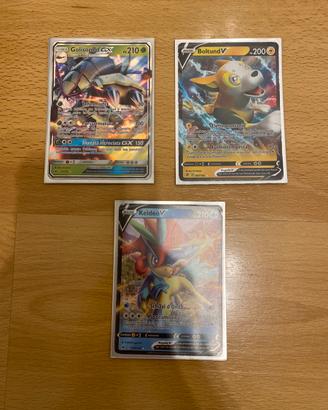 Carte pokemon - Golisopod GX, Boltund V, Keldeo V